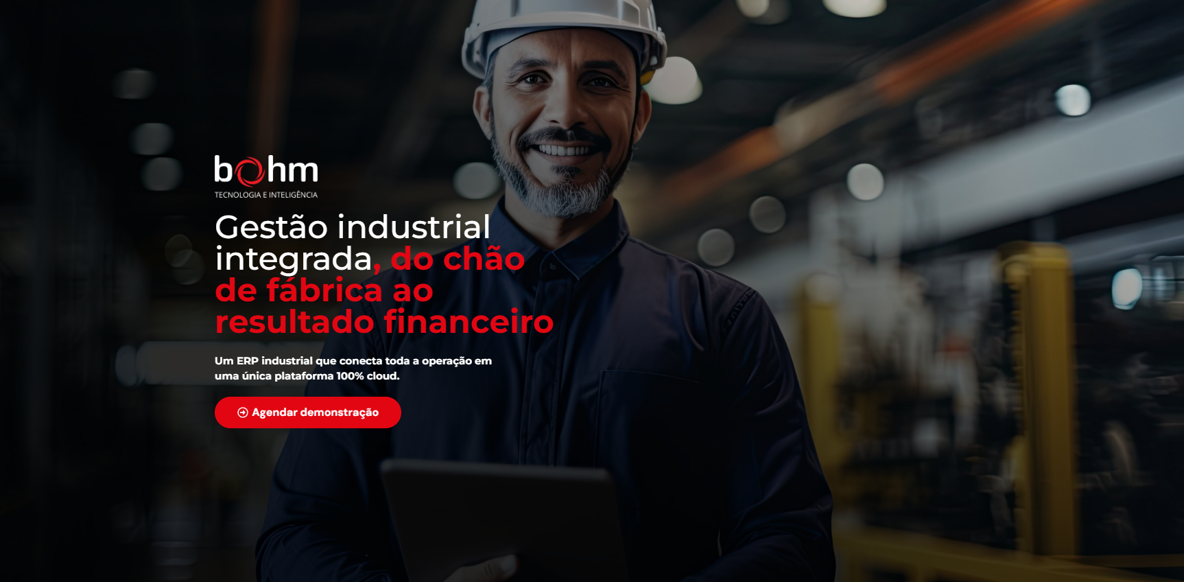 Landing page Bohm
