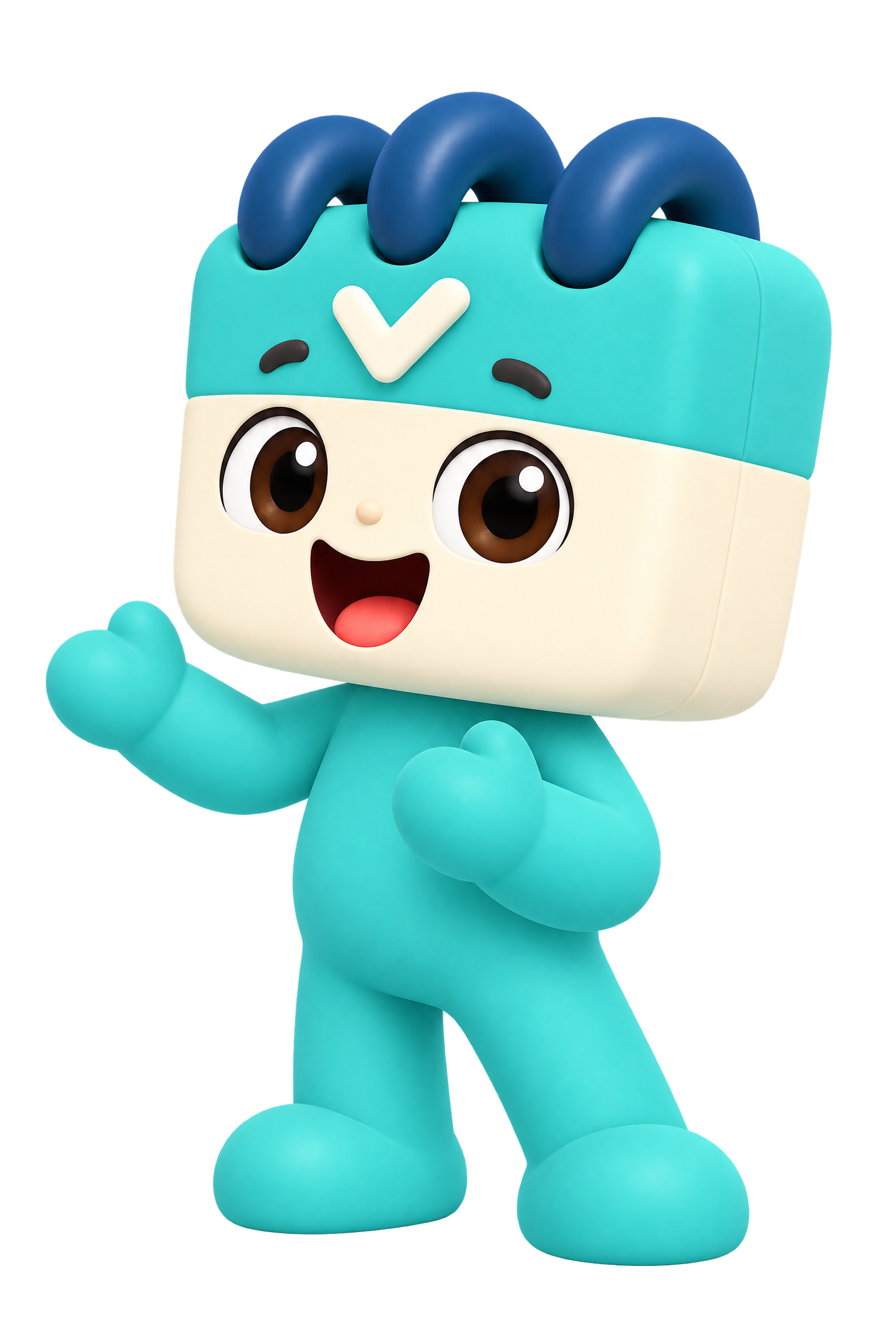 Mascote do TodoHub apontando para o botão